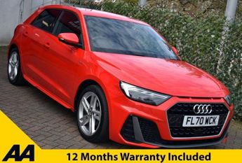 Audi A1 1.0TFSi 25 S-LINE 5 DOOR S-TRONIC AUTO 94 BHP (EURO 6)