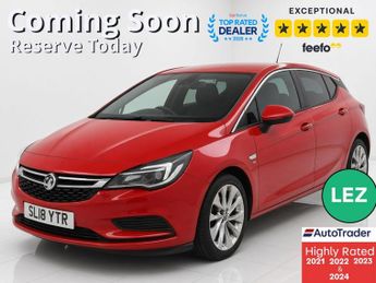 Vauxhall Astra 1.4i Turbo SE Hatchback 5dr Petrol Manual Euro 6 (150 ps)