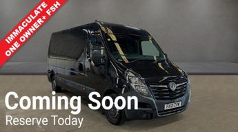 Vauxhall Movano 2.3 CDTi 3500 EDITION NAV NO VAT VAN L3 H2 Euro 6 (135 ps)