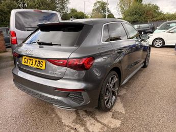 AUDI A3 1.0 TFSI 30 S line Sportback 5dr Petrol S Tronic Euro 6 (s/s) (1