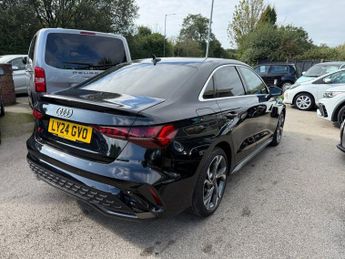 AUDI A3 1.5 TFSI 35 S line Saloon 4dr Petrol S Tronic Euro 6 (s/s) (150 
