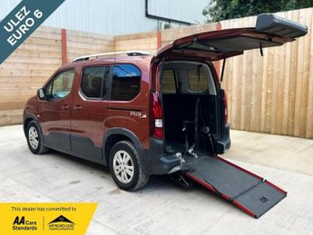 Peugeot Rifter 3 Seat Petrol Auto Wheelchair Accessible Disabled Access Vehicle