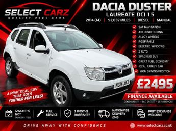 Dacia Duster 1.5 dCi Laureate SUV 5dr Diesel Manual Euro 5 (110 ps)