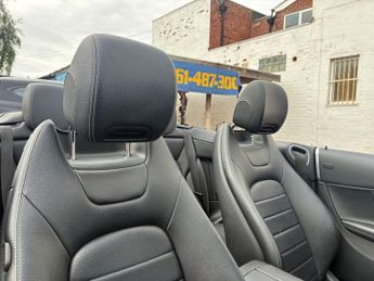 MERCEDES-BENZ C CLASS 2.0 C200 AMG Line (Premium Plus) Cabriolet 2dr Petrol G-Tronic+ 