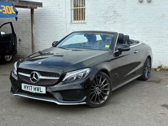MERCEDES-BENZ C CLASS 2.0 C200 AMG Line (Premium Plus) Cabriolet 2dr Petrol G-Tronic+ 