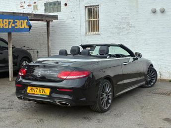 MERCEDES-BENZ C CLASS 2.0 C200 AMG Line (Premium Plus) Cabriolet 2dr Petrol G-Tronic+ 