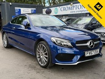 Mercedes C Class 2.0 C200 AMG Line (Premium Plus) Coupe 2dr Petrol G-Tronic+ 4MAT