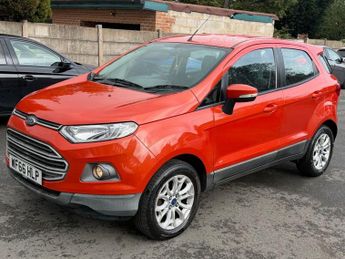 FORD ECOSPORT 1.0T EcoBoost Zetec SUV 5dr Petrol Manual 2WD Euro 6 (s/s) (125 