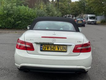 MERCEDES-BENZ E CLASS 3.0 E350 CDI V6 BlueEfficiency Sport Cabriolet 2dr Diesel G-Tron