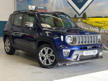 Jeep Renegade 1.3 GSE T4 Limited SUV 5 Door Petrol Automatic Blue DDCT Euro 6 