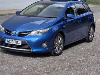 TOYOTA AURIS 1.8 VVT-h Excel Hatchback 5dr Petrol Hybrid CVT Euro 5 (s/s) (13