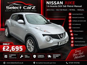 Nissan Juke 1.6 Acenta SUV 5dr Petrol Manual Euro 5 (s/s) (117 ps)