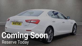MASERATI GHIBLI 3.0D V6 Saloon 4dr Diesel ZF Euro 5 (s/s) (275 ps)