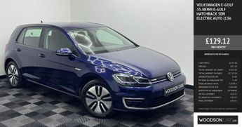 VOLKSWAGEN E-GOLF 35.8kWh e-Golf Hatchback 5dr Electric Auto (136 ps)