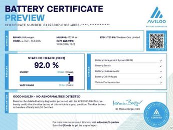 VOLKSWAGEN E-GOLF 35.8kWh e-Golf Hatchback 5dr Electric Auto (136 ps)
