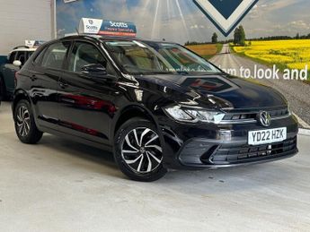 VOLKSWAGEN POLO 1.0 TSI Life Hatchback 5 Door Petrol Automatic DSG Black Euro 6 