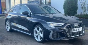 Audi A3 1.5 TFSI 35 S line Sportback 5dr Petrol S Tronic Euro 6 (s/s) (1