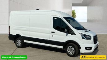 Ford Transit White 2.0 350 EcoBlue Limited L3 H2 Van, 29,500 miles, Euro 6, A