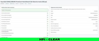 HYUNDAI IONIQ 28kWh Premium Hatchback 5dr Electric Auto (120 ps)