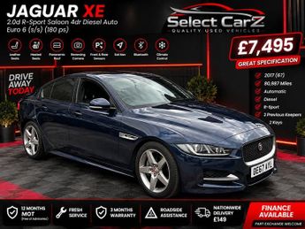 Jaguar XE 2.0d R-Sport Saloon 4dr Diesel Auto Euro 6 (s/s) (180 ps)