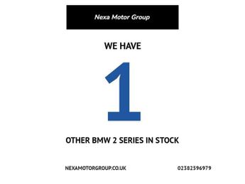 BMW 2 SERIES 2.0 218d Sport Convertible 2dr Diesel Auto Euro 6 (s/s) (150 ps)