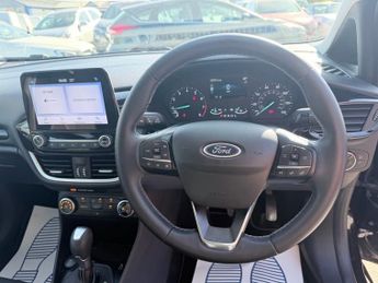 FORD FIESTA Black 1.0T EcoBoost MHEV Titanium, 15,350 miles, Euro 6 hybrid, 