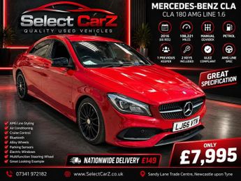 Mercedes CLA 1.6 CLA180 AMG Line Coupe 4dr Petrol Manual Euro 6 (s/s) (122 ps