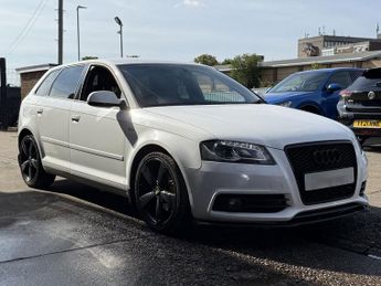 Audi A3 2.0 TDI Black Edition Sportback 5 Door Diesel Manual White Low T
