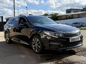 Kia Optima 1.7 CRDi 3 Sportswagon 5 Door Diesel Manual Black Euro 6 Low Tax