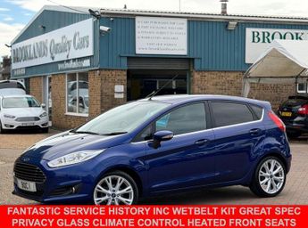 Ford Fiesta 1.0T EcoBoost Titanium X Hatchback 5 Door Deep Impact Blue Petro