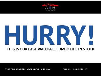 VAUXHALL COMBO LIFE 1.2 Turbo GPF Energy MPV 5dr Petrol Manual Euro 6 (s/s) (7 Seat)