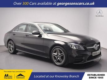 Mercedes C Class 1.5 C200 MHEV EQ Boost AMG Line (Premium) Saloon 4dr Petrol G-Tr