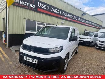 Vauxhall Combo 1.5 Turbo D 2300 Prime Panel Van 5dr Diesel Manual SWB Euro 6 (s