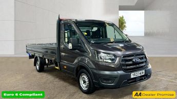 Ford Transit Grey 2.0 350 EcoBlue Leader L4 Dropside, 61,700 miles, Euro 6, 6