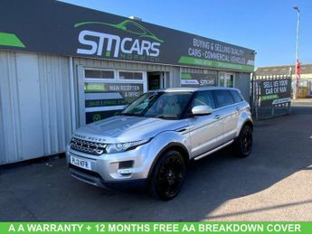 Land Rover Range Rover Evoque 2.2 SD4 Prestige SUV 5dr Diesel Auto 4WD Euro 5 (190 ps)