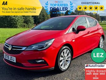 Vauxhall Astra 1.0i Turbo ecoTEC Tech Line Nav Hatchback 5dr Petrol Manual Euro