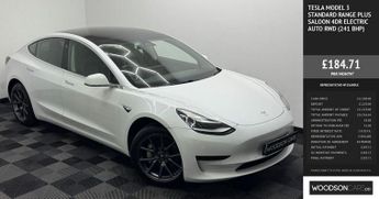 TESLA Model 3 Standard Range Plus Saloon 4dr Electric Auto RWD (241 bhp)