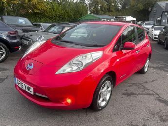 NISSAN LEAF Red 30kWh Acenta EV, 46,300 miles, fully automatic, 16in alloys,