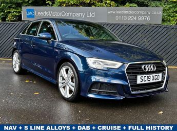 Audi A3 1.0 TFSI 30 S line Sportback 5dr Petrol Manual Euro 6 (s/s) (116
