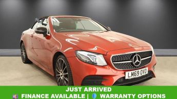 Mercedes E Class 2.0 E220d AMG Line Cabriolet 2dr Diesel G-Tronic+ 4MATIC Euro 6 