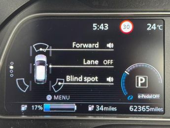 NISSAN LEAF 62kWh e+ Tekna Hatchback 5dr Electric Auto (217 ps)