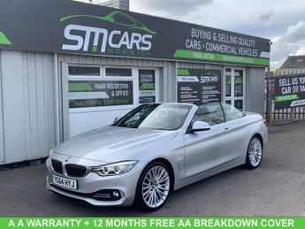 BMW 4 Series 2.0 420d Luxury Convertible 2dr Diesel Manual Euro 6 (s/s) (184 
