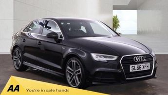 Audi A3 2.0 TDI S line Saloon 4dr Diesel S Tronic Auto 6Spd Euro 6 (s/s)