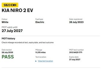 KIA NIRO 64.8kWh 2 SUV 5dr Electric Auto (201 bhp)