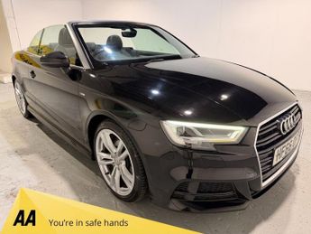 AUDI A3 CABRIOLET 2.0 TDI S line Convertible 2dr Diesel S Tronic Auto 6Spd Euro 6 