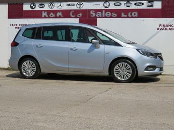 VAUXHALL ZAFIRA TOURER 1.4i Turbo Tech Line Nav MPV 5dr Petrol Auto Euro 6 (140 ps)