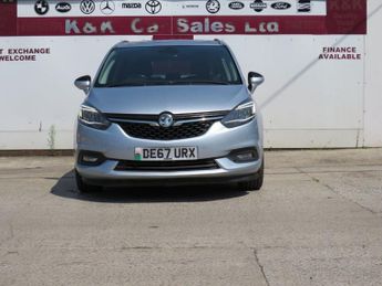 VAUXHALL ZAFIRA TOURER 1.4i Turbo Tech Line Nav MPV 5dr Petrol Auto Euro 6 (140 ps)