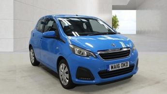 Peugeot 108 1.0 Active Hatchback 5dr Petrol Manual Euro 6 (68 ps)