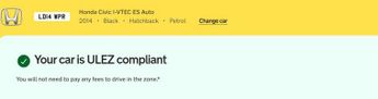 HONDA CIVIC 1.8 i-VTEC ES Hatchback 5dr Petrol Auto Euro 5 (142 ps)