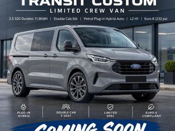 Ford Transit 2.5 320 Duratec 11.8kWh Limited Crew Van Double Cab 5dr Petrol P